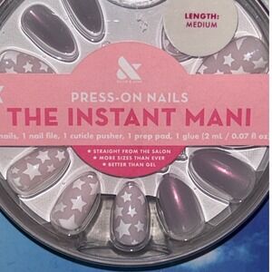 Olive & June The Instant Mani Press-On Nails Medium Stars Shimmer 42ct Kit